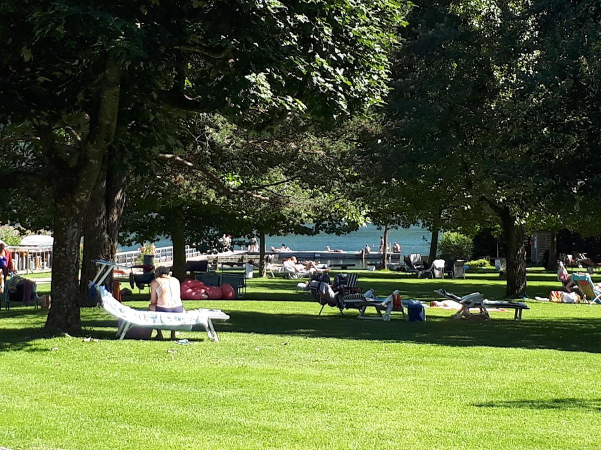 Kaspar Haus Kmb Seeblick Appartement Am Ossiacher See Mit Direktem Seezugang, Hallenbad Bodensdorf Extérieur photo