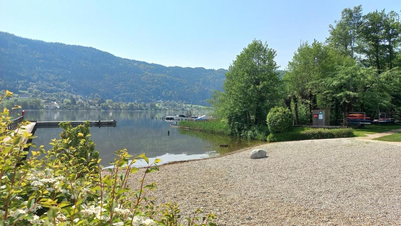 Kaspar Haus Kmb Seeblick Appartement Am Ossiacher See Mit Direktem Seezugang, Hallenbad Bodensdorf Extérieur photo
